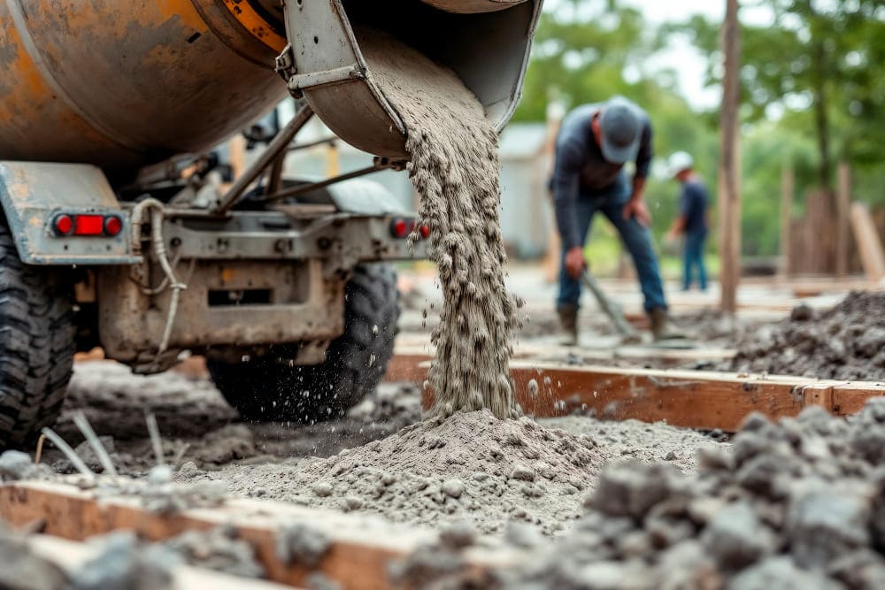 Encomendar concreto usinado com entrega programada no canteiro de obras